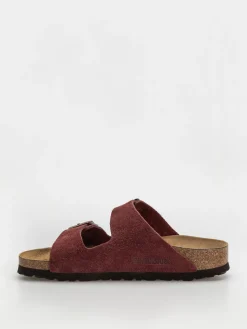 Birkenstock Arizona Suede Leather Narrow Wmn Flip-flops