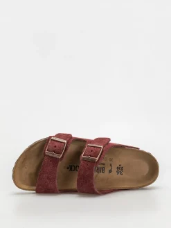 Birkenstock Arizona Suede Leather Narrow Wmn Flip-flops