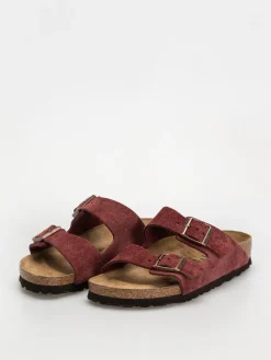 Birkenstock Arizona Suede Leather Narrow Wmn Flip-flops