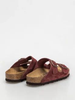 Birkenstock Arizona Suede Leather Narrow Wmn Flip-flops