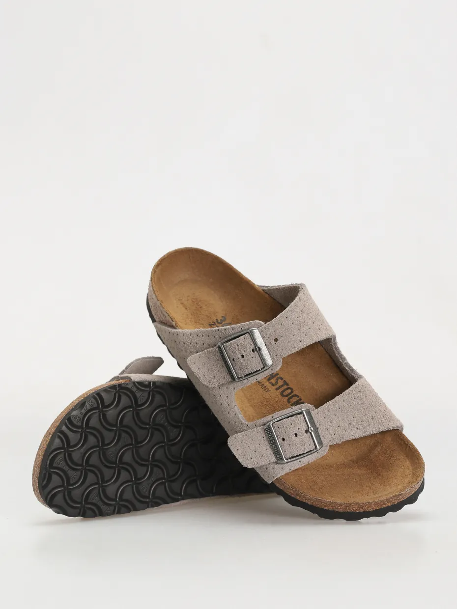 Birkenstock Arizona Suede Embossed Narrow Wmn Flip-flops