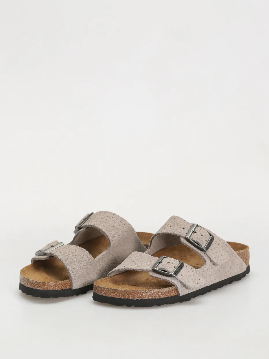 Birkenstock Arizona Suede Embossed Narrow Wmn Flip-flops