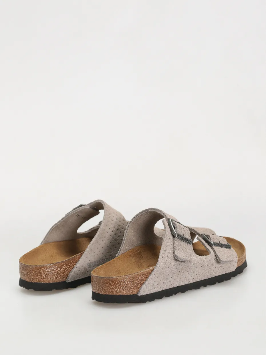 Birkenstock Arizona Suede Embossed Narrow Wmn Flip-flops