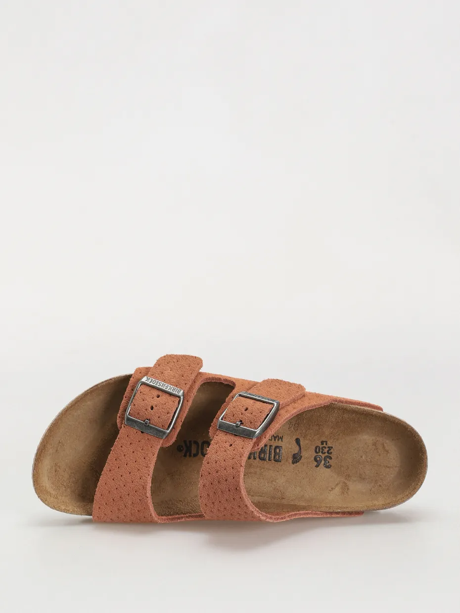 Birkenstock Arizona Suede Embossed Narrow Wmn Flip-flops