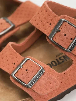 Birkenstock Arizona Suede Embossed Narrow Wmn Flip-flops