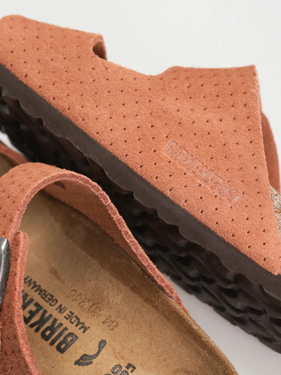 Birkenstock Arizona Suede Embossed Narrow Wmn Flip-flops