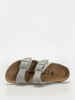 Birkenstock Arizona Suede Leather Narrow Wmn Flip-flops