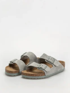 Birkenstock Arizona Suede Leather Narrow Wmn Flip-flops