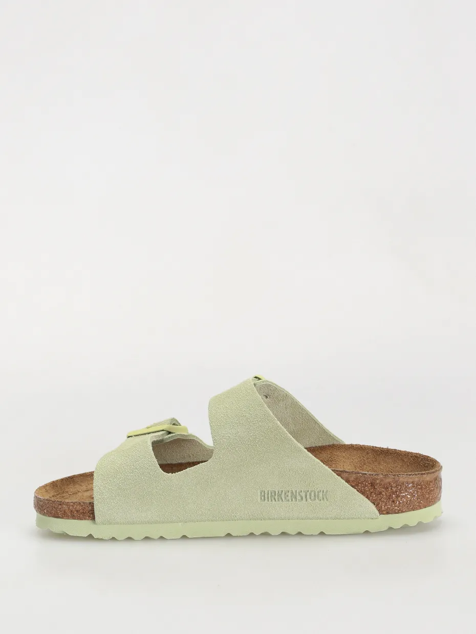 Birkenstock Arizona Suede Leather Narrow Wmn Flip-flops