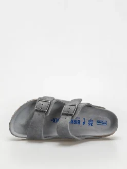 Birkenstock Arizona Suede Leather Narrow Wmn Flip-flops
