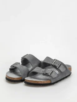 Birkenstock Arizona Suede Leather Narrow Wmn Flip-flops
