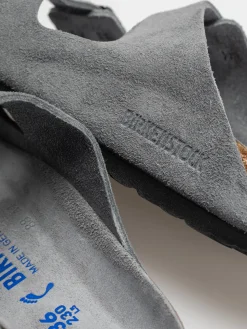 Birkenstock Arizona Suede Leather Narrow Wmn Flip-flops