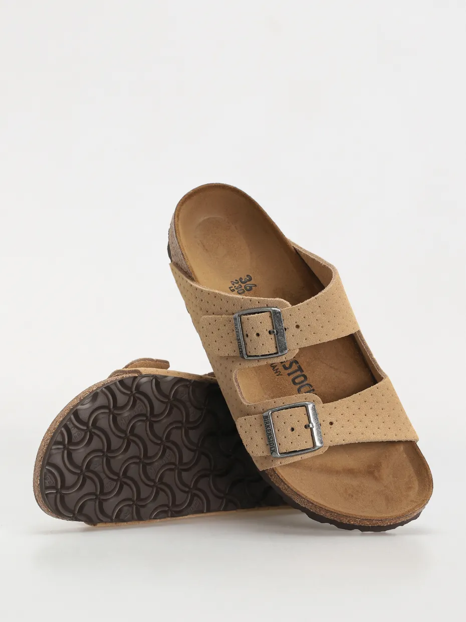 Birkenstock Arizona Suede Embossed Narrow Wmn Flip-flops