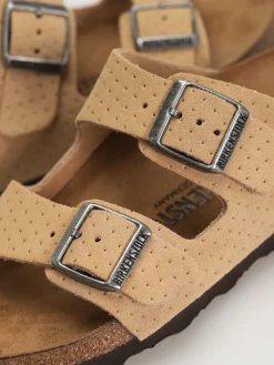 Birkenstock Arizona Suede Embossed Narrow Wmn Flip-flops