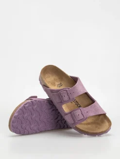 Birkenstock Arizona Suede Leather Narrow Wmn Flip-flops