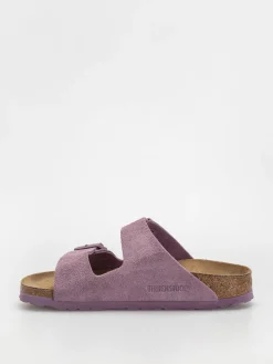 Birkenstock Arizona Suede Leather Narrow Wmn Flip-flops