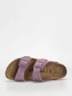 Birkenstock Arizona Suede Leather Narrow Wmn Flip-flops