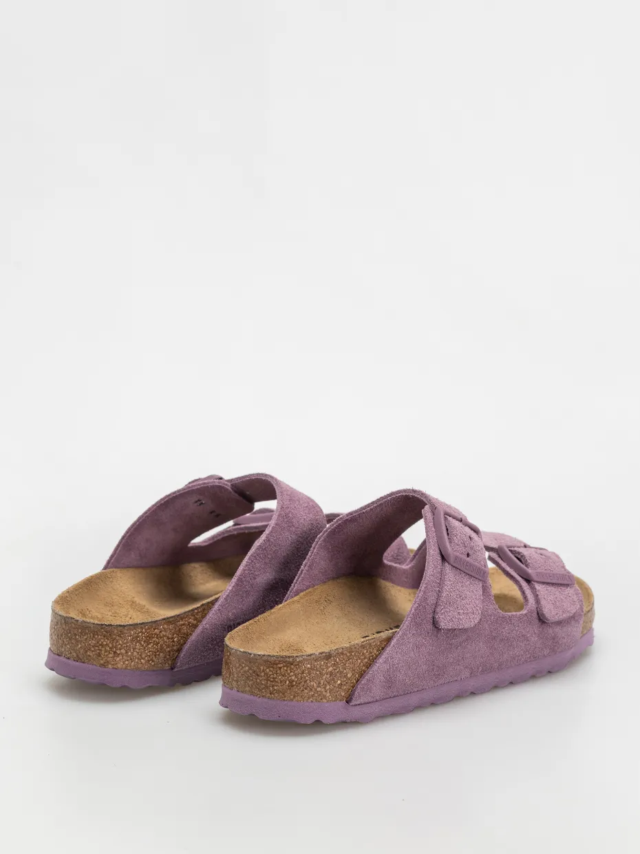 Birkenstock Arizona Suede Leather Narrow Wmn Flip-flops