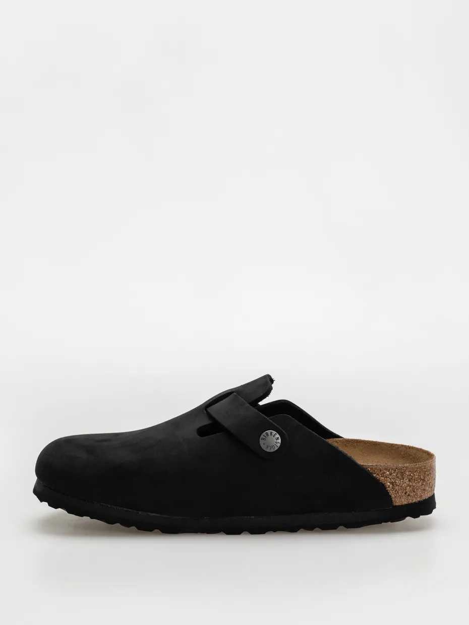 Birkenstock Boston Oiled Leather Narrow Wmn Flip-flops