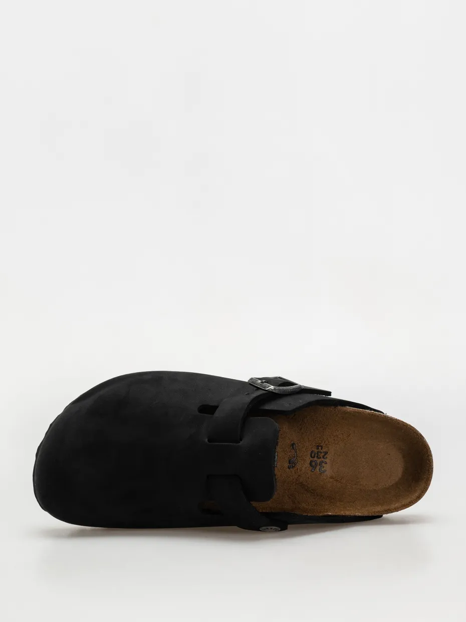 Birkenstock Boston Oiled Leather Narrow Wmn Flip-flops