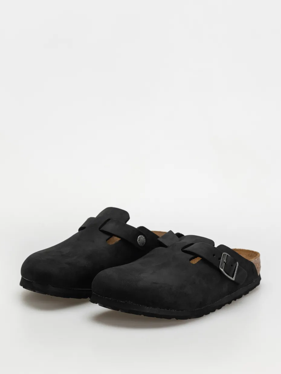 Birkenstock Boston Oiled Leather Narrow Wmn Flip-flops