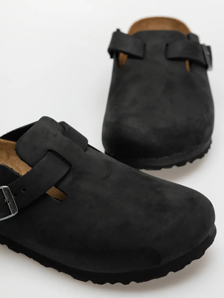 Birkenstock Boston Oiled Leather Narrow Wmn Flip-flops