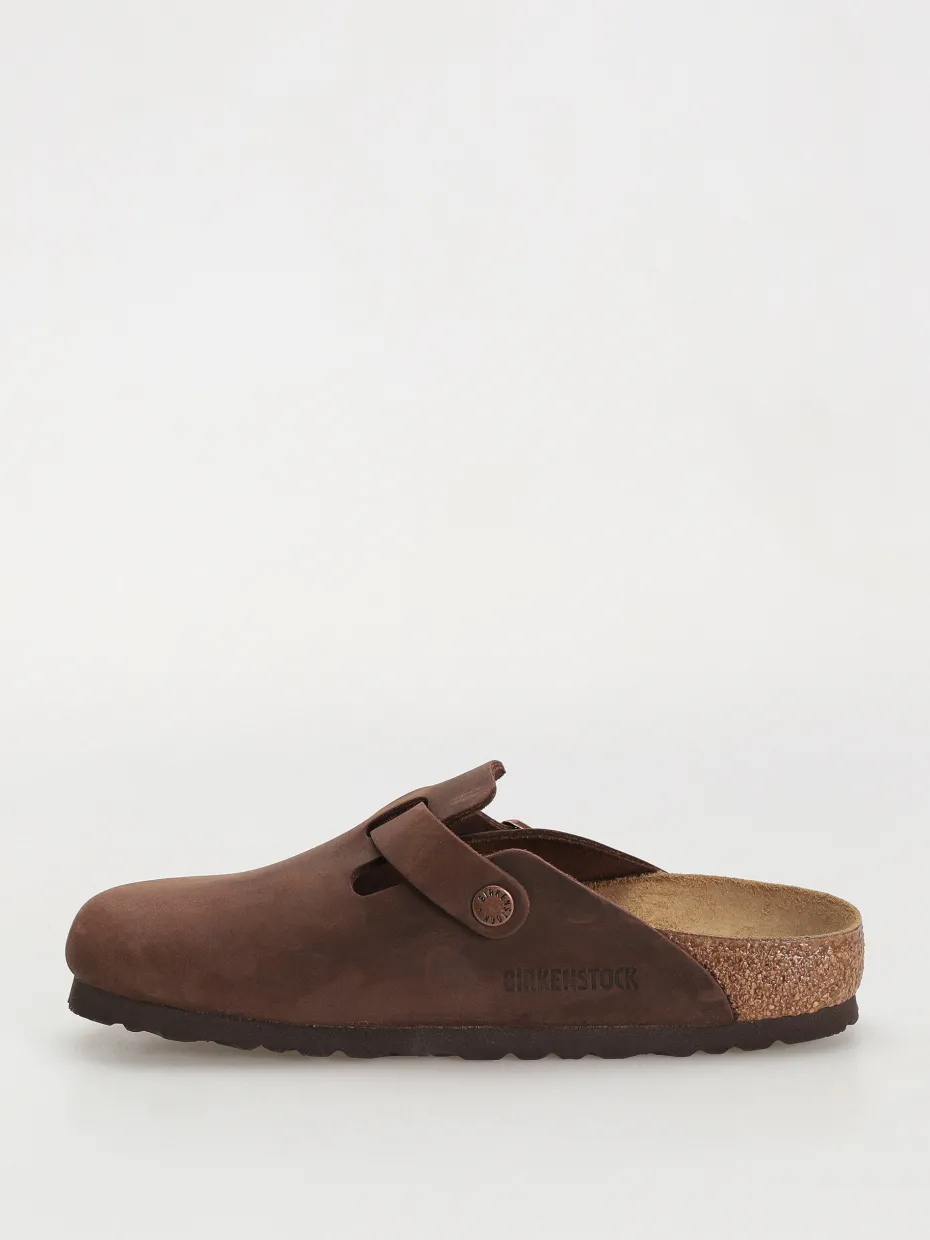 Birkenstock Boston Oiled Leather Narrow Wmn Flip-flops