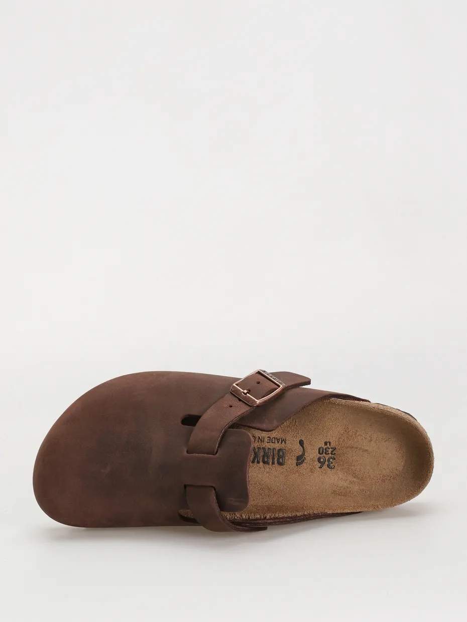 Birkenstock Boston Oiled Leather Narrow Wmn Flip-flops