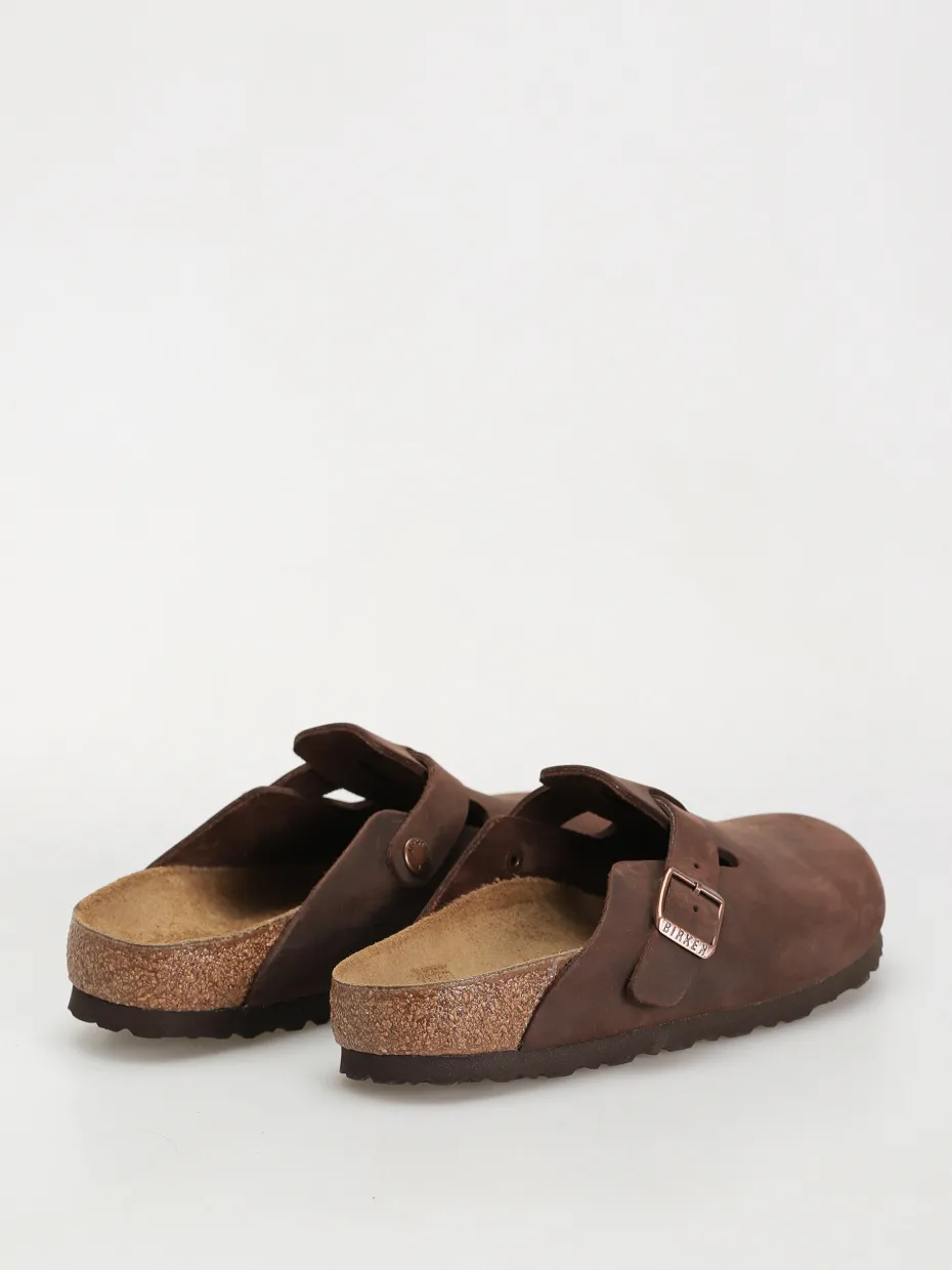 Birkenstock Boston Oiled Leather Narrow Wmn Flip-flops