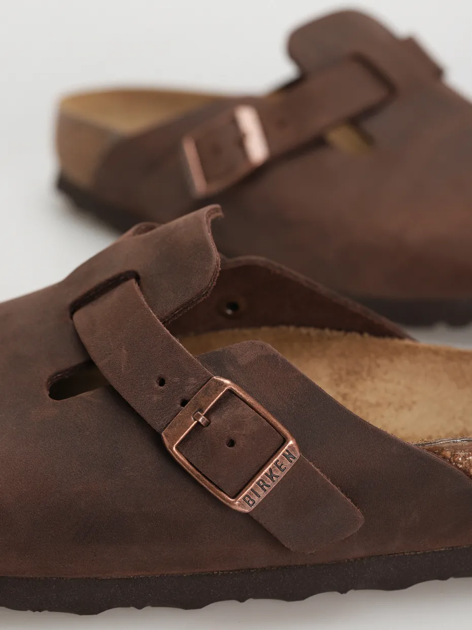 Birkenstock Boston Oiled Leather Narrow Wmn Flip-flops