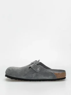 Birkenstock Boston SFB Suede Leather Regular Flip-flops