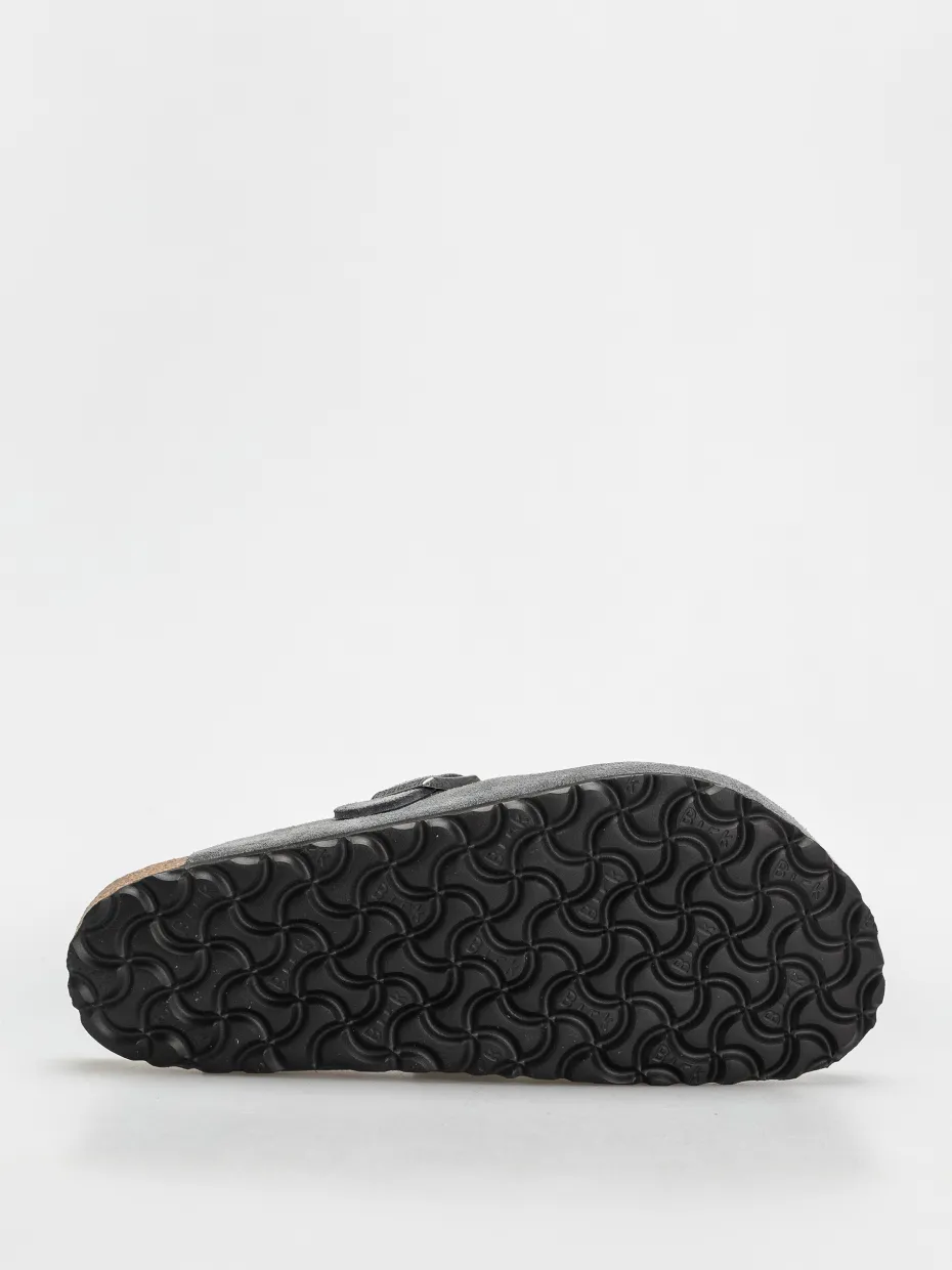 Birkenstock Boston SFB Suede Leather Regular Flip-flops