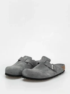 Birkenstock Boston SFB Suede Leather Regular Flip-flops