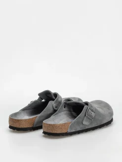 Birkenstock Boston SFB Suede Leather Regular Flip-flops