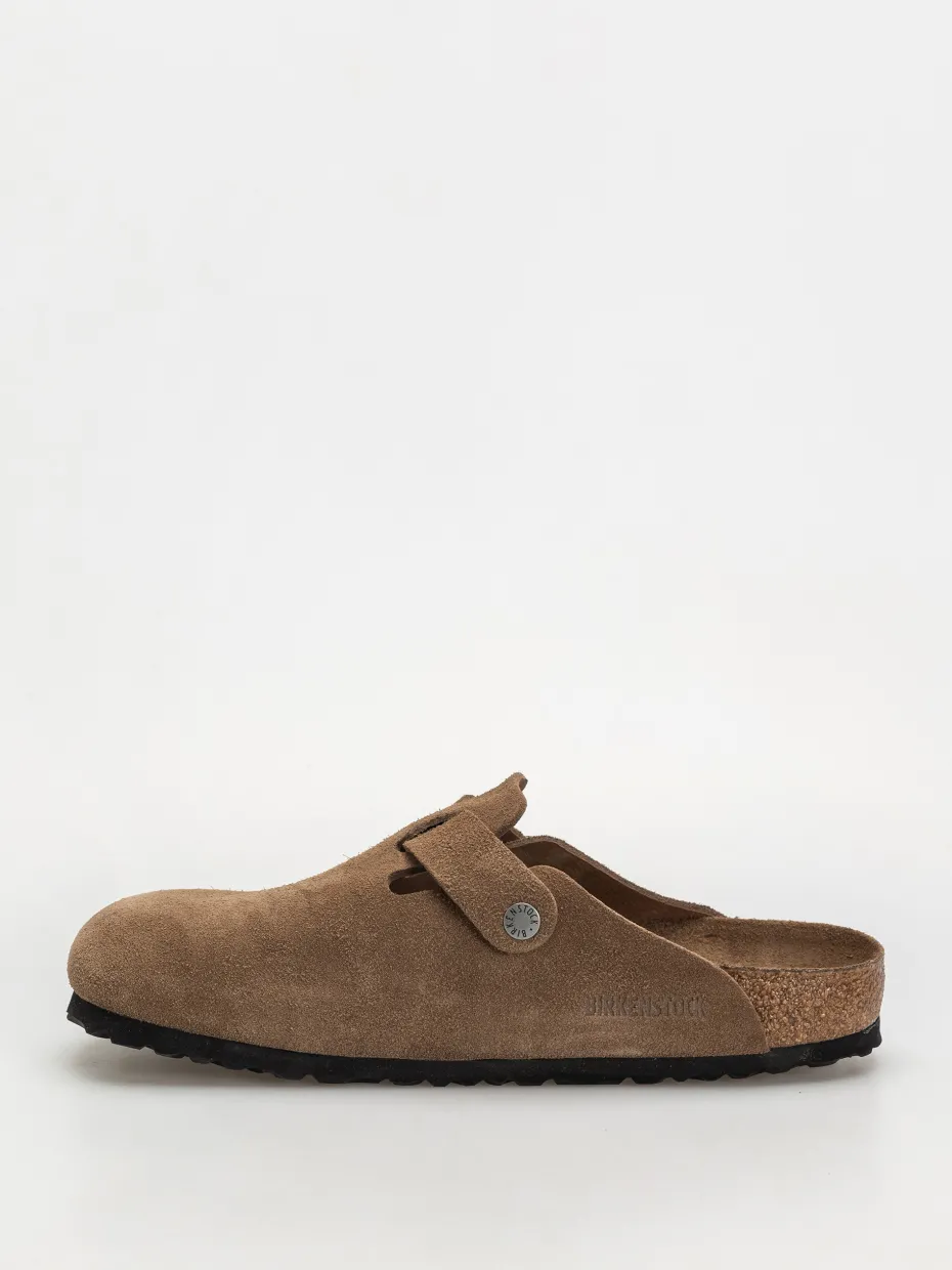 Birkenstock Boston SFB Suede Leather Regular Flip-flops