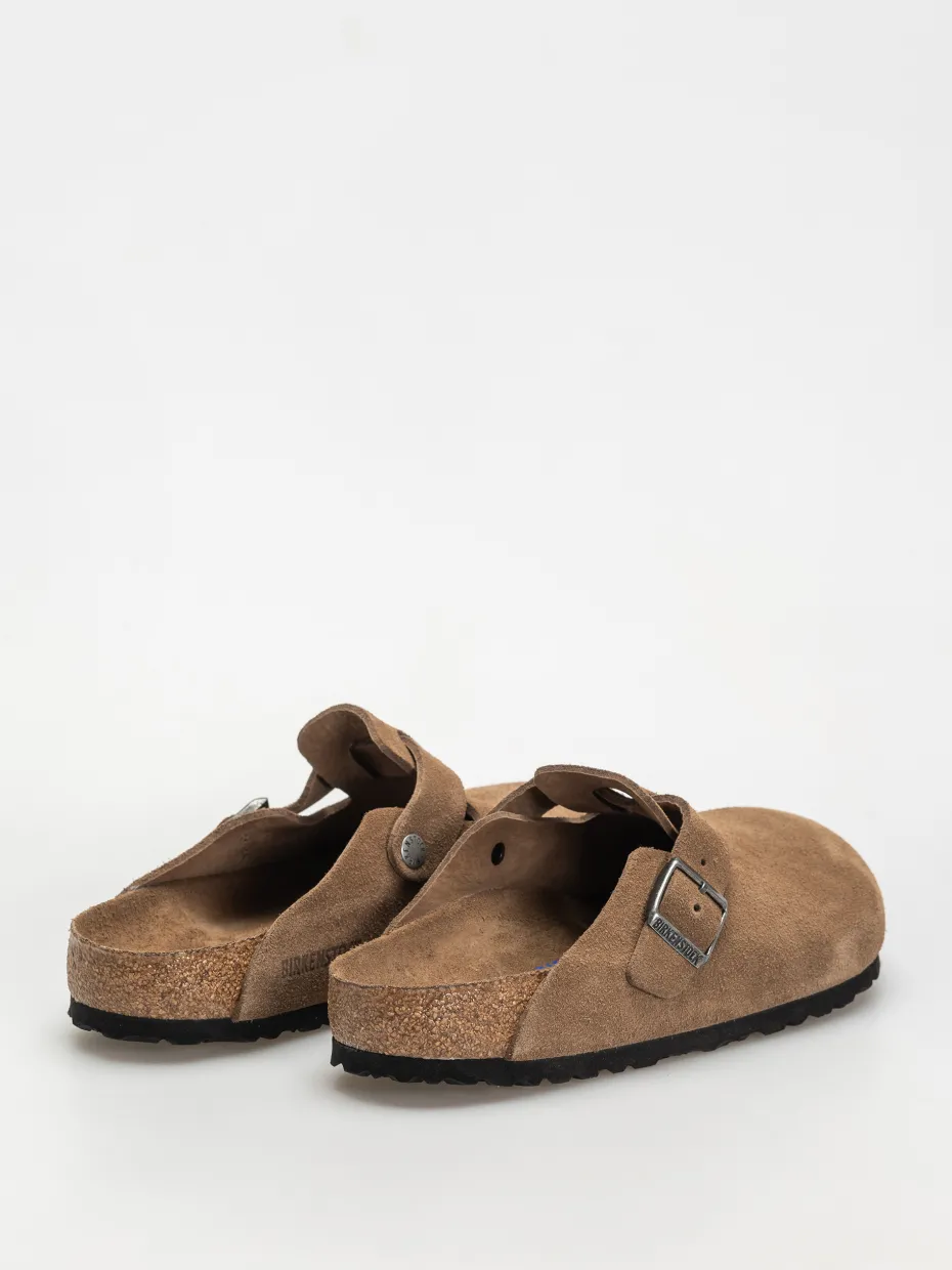 Birkenstock Boston SFB Suede Leather Regular Flip-flops