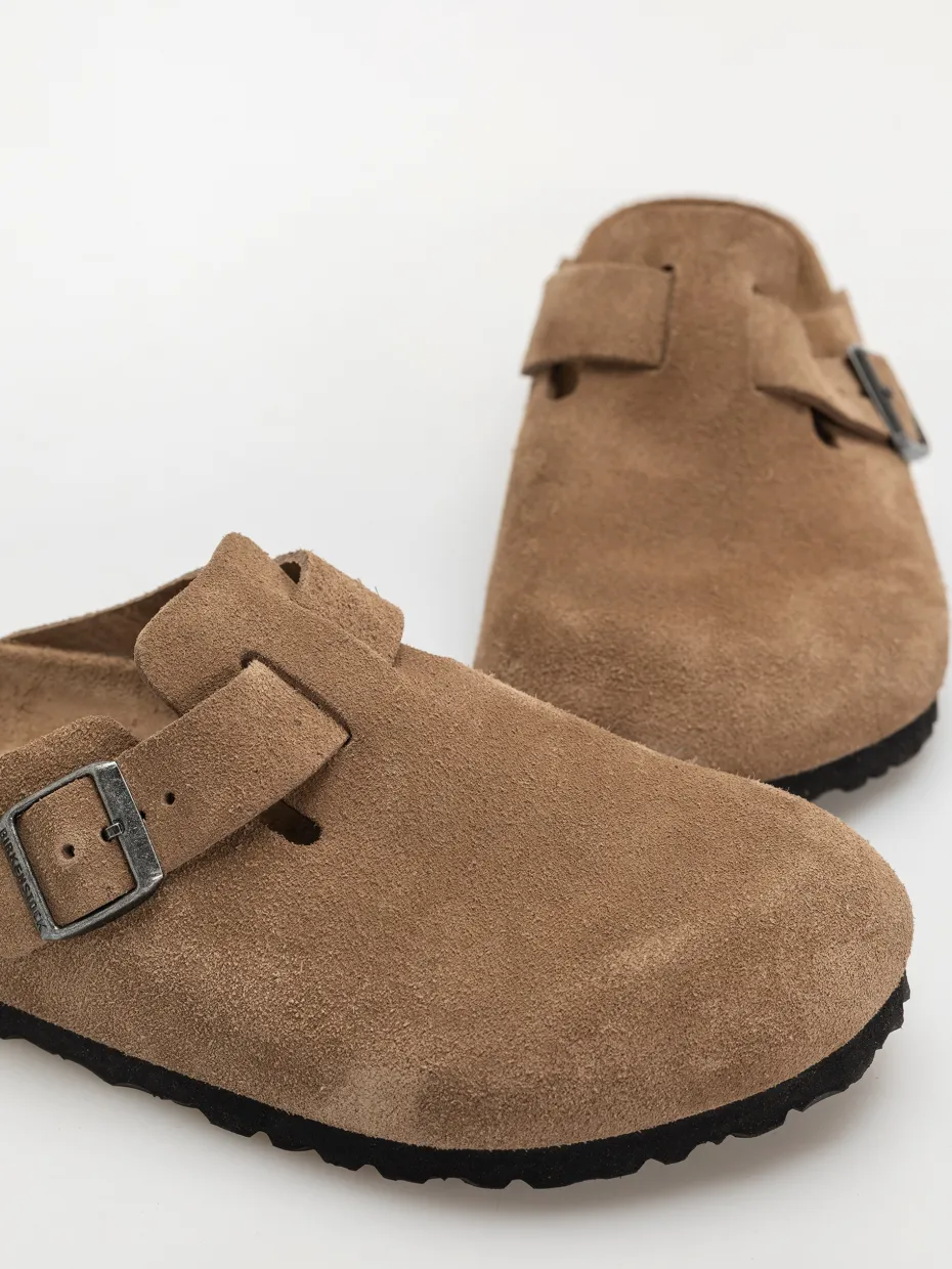 Birkenstock Boston SFB Suede Leather Regular Flip-flops