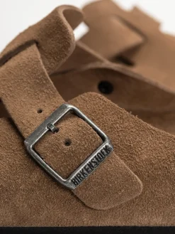 Birkenstock Boston SFB Suede Leather Regular Flip-flops