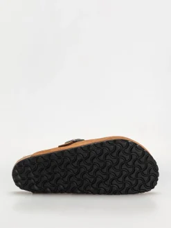 Birkenstock Boston Suede Oiled Leather Regular Flip-flops