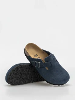Birkenstock Boston Suede Leather Narrow Wmn Flip-flops