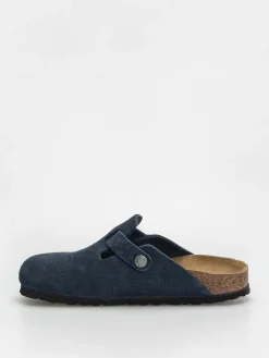 Birkenstock Boston Suede Leather Narrow Wmn Flip-flops