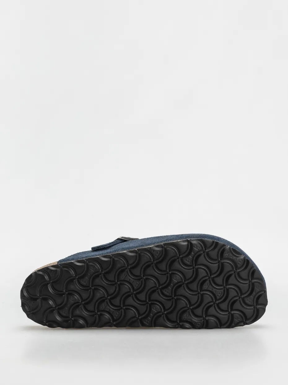 Birkenstock Boston Suede Leather Narrow Wmn Flip-flops