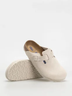 Birkenstock Boston Suede Leather Narrow Wmn Flip-flops