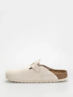 Birkenstock Boston Suede Leather Narrow Wmn Flip-flops