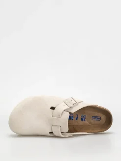 Birkenstock Boston Suede Leather Narrow Wmn Flip-flops