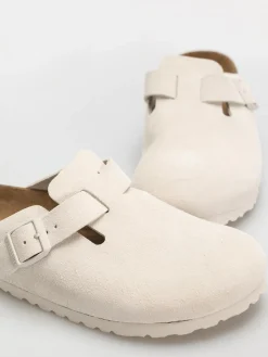 Birkenstock Boston Suede Leather Narrow Wmn Flip-flops