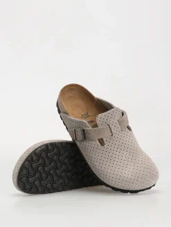 Birkenstock Boston Suede Embossed Narrow Wmn Flip-flops