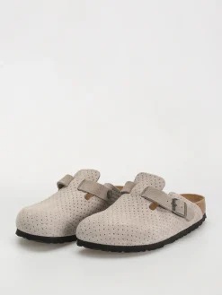 Birkenstock Boston Suede Embossed Narrow Wmn Flip-flops