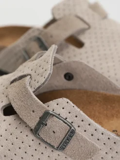Birkenstock Boston Suede Embossed Narrow Wmn Flip-flops