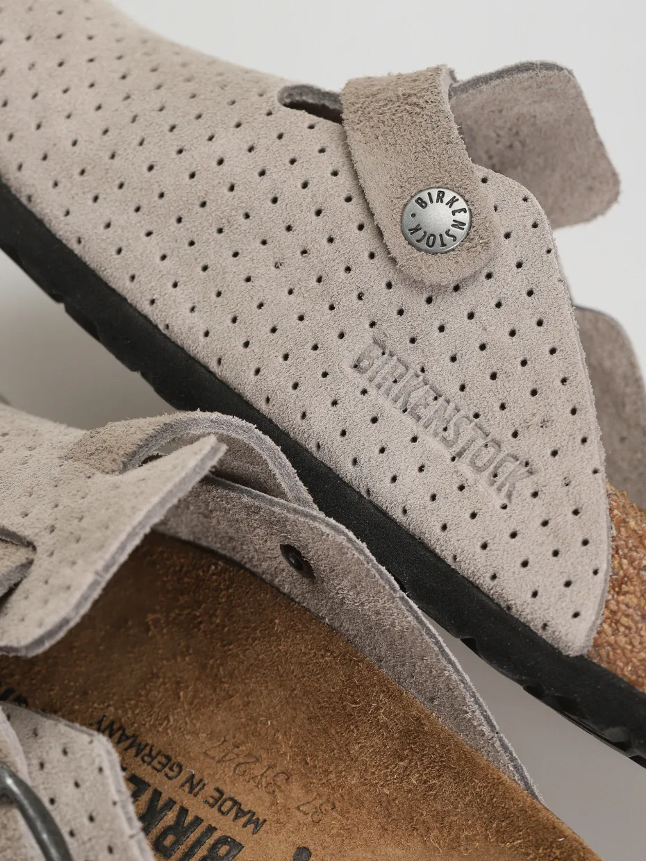 Birkenstock Boston Suede Embossed Narrow Wmn Flip-flops
